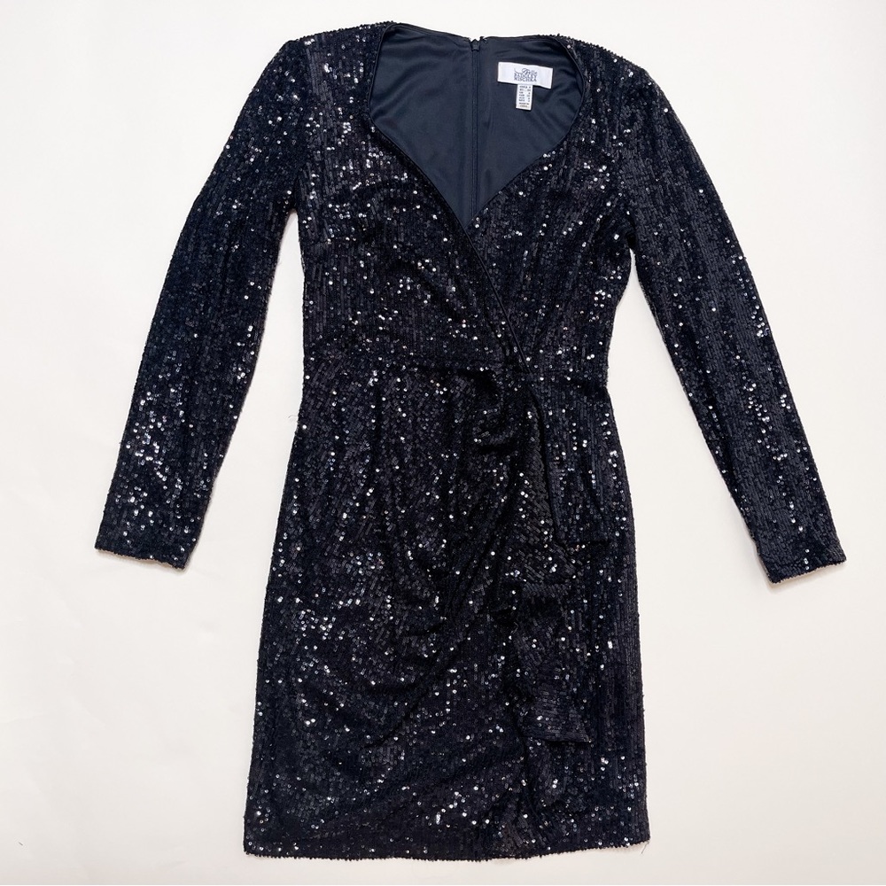 Black Sparkly Long Sleeve Dress. Worn Once. Perfect Condition.